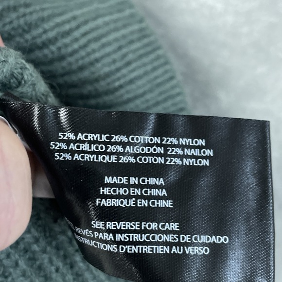 Banana Republic Women's L Cardigan Green Acrylic Cotton Nylon H0574 - Picture 6 of 8